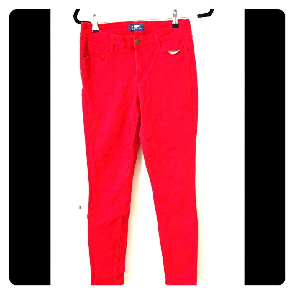 Old Navy velour skinny’s. Mid-Rise rockstar.